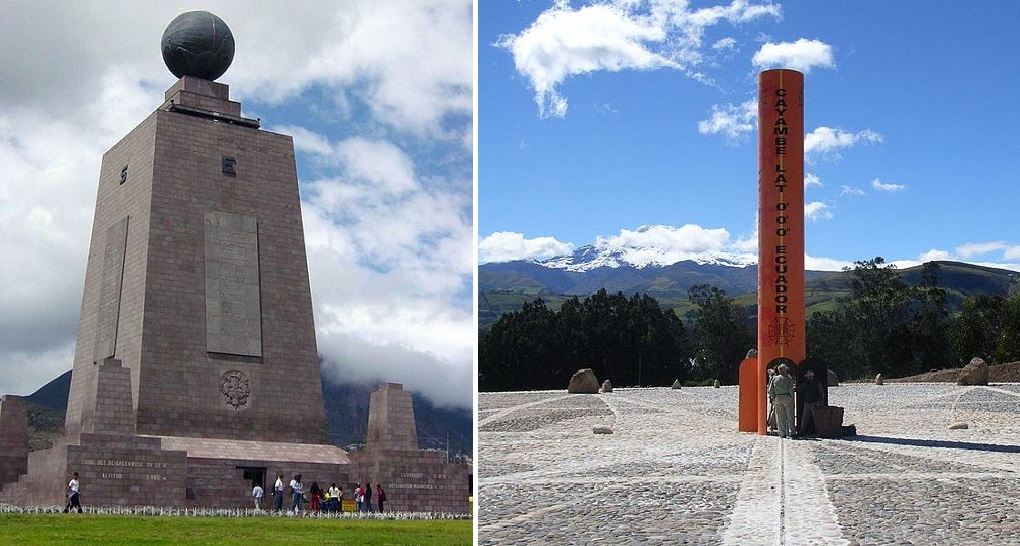 Äquator - Denkmale