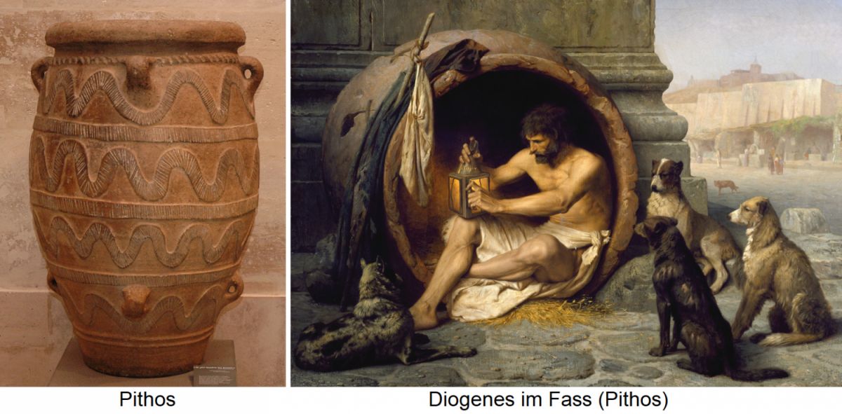 Pithos / Diogenes im Fass (Pithos)