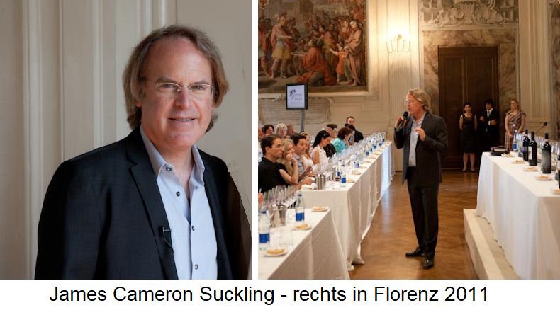 James Suckling - Porträt und Weinverkostung in Florenz 2011