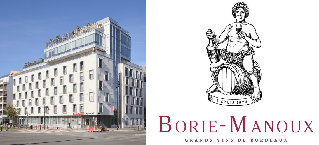 Borie-Manoux - Gebäude und Logo