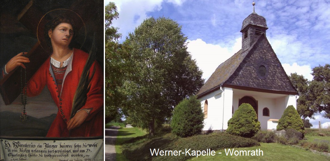 Werner von Bacharach - Bild von Werner und Werner-Kapelle in Womrath