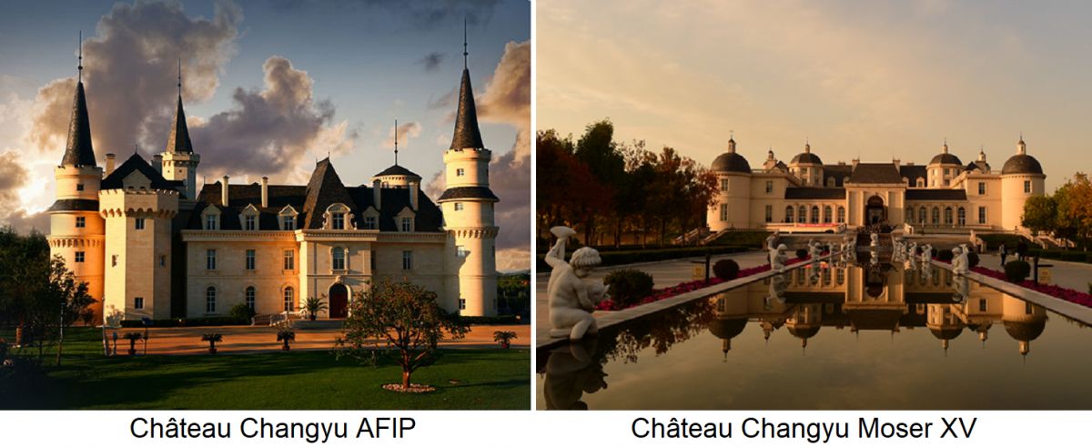 Yantai Changyu - Château Chanyu AFIP und Château Changyu Moser XV