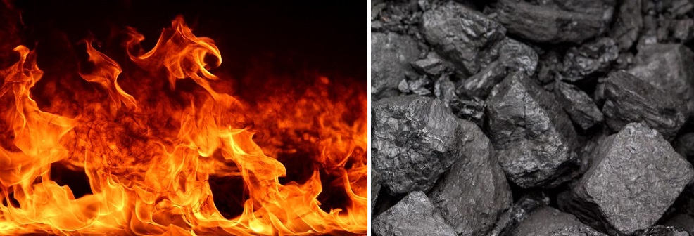 verbrannt - Feuer und Kohle